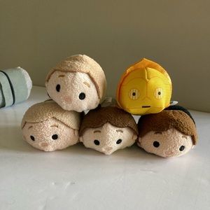 Disney Star Wars Mini Tsum Tsum Plush Lot of 7